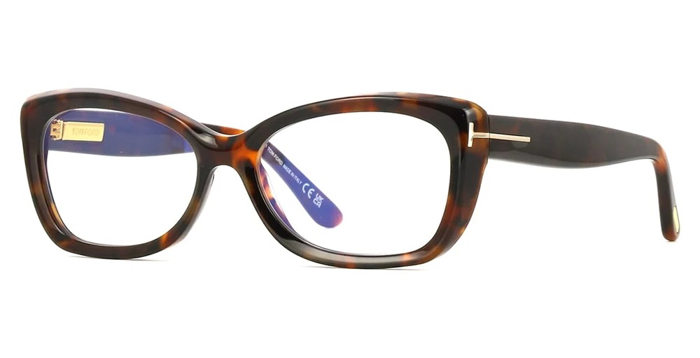 Tom Ford - Cadru optic - TF6046-B ECO - 052 - 55 - CU LENTILE CU FILTRU PENTRU LUMINĂ ALBASTRU-VIOLET