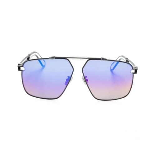 Philipp Plein - Ochelari de soare - SPP049 SILVER PLEIN SEVENTIES - 0541 - 63