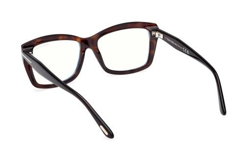 Tom Ford - Cadru optic - TF6065-B ECO - 052 - 55 - CU LENTILE CU FILTRU PENTRU LUMINĂ ALBASTRU-VIOLET