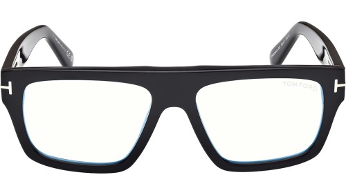 Tom Ford - Cadru optic - TF6084-B - 001 - 56 - CU LENTILE CU FILTRU PENTRU LUMINĂ ALBASTRU-VIOLET