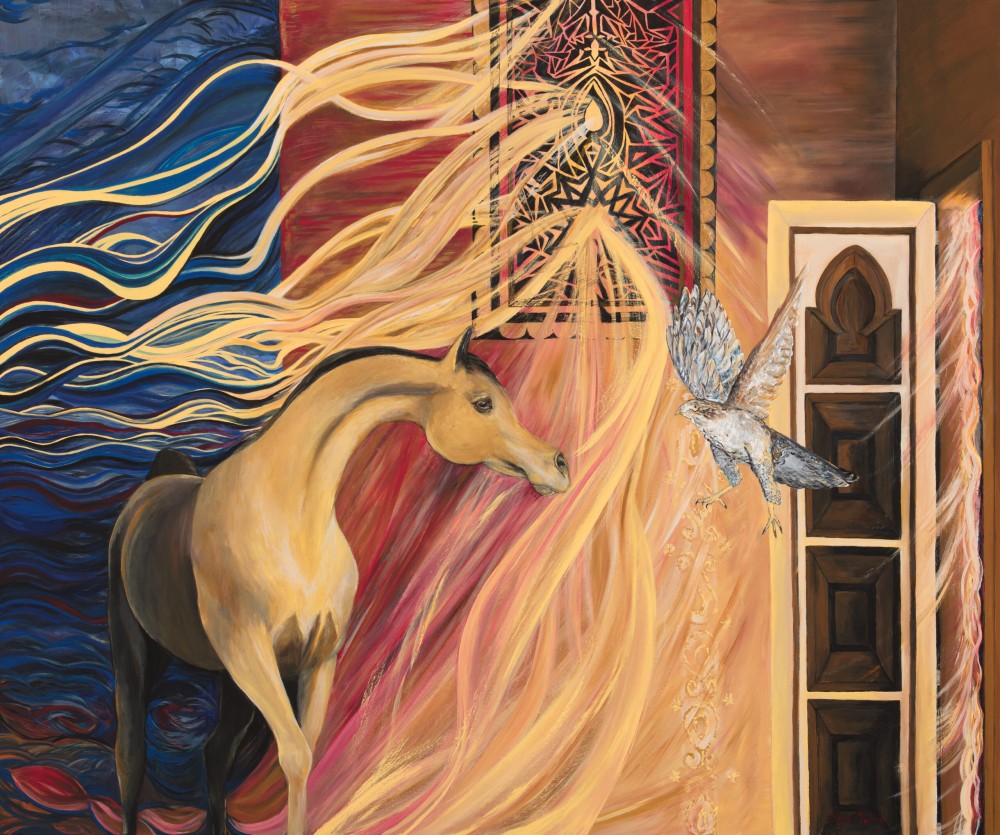 Fanni Mikó - Picturi - HOMECOMING - 2023, ACRYLIC, CANVAS - 100 X 120