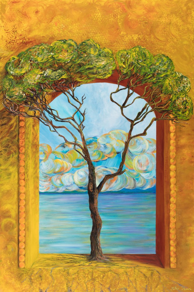 Fanni Mikó - Picturi - BREAKTHROUGH - 2024, ACRYLIC, CANVAS - 100 X 150