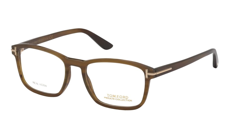 Tom Ford - Cadru optic - FT5718-Private Collection REAL HORN - 064 - 52