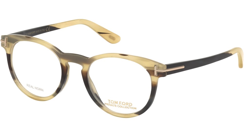 Tom Ford - Cadru optic - FT5721-Private Collection REAL HORN - 062 - 49