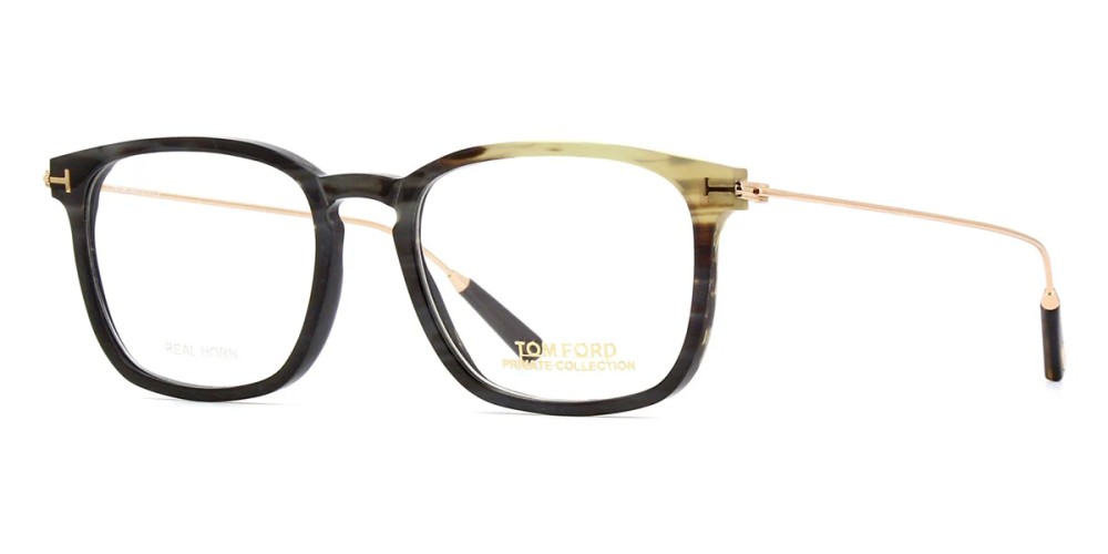 Tom Ford - Cadru optic - FT5722-Private Collection REAL HORN - 064 - 52