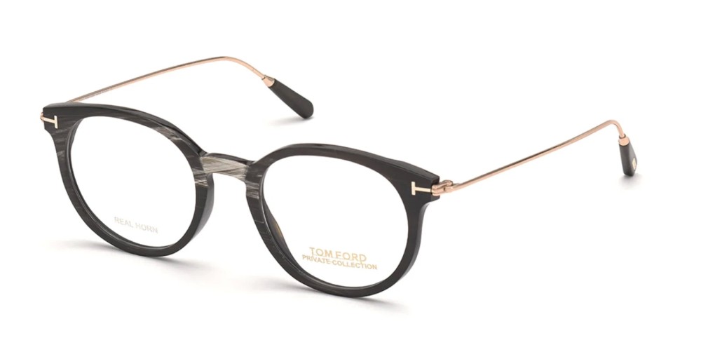 Tom Ford - Cadru optic - FT5723-Private Collection REAL HORN - 063 - 49