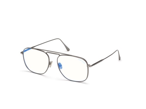 Tom Ford - Cadru optic - FT5731-B - 008 - 56 - CU LENTILE CU FILTRU PENTRU LUMINĂ ALBASTRU-VIOLET