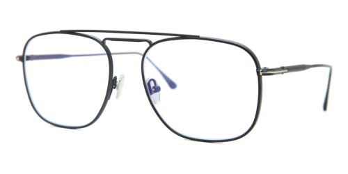Tom Ford - Cadru optic - FT5731-B - 002 - 56 - CU LENTILE CU FILTRU PENTRU LUMINĂ ALBASTRU-VIOLET
