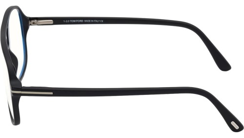 Tom Ford - Cadru optic - FT5737-B - 002 - 56 - CU LENTILE CU FILTRU PENTRU LUMINĂ ALBASTRU-VIOLET