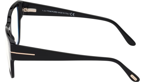 Tom Ford - Cadru optic - FT5745-B - 001 - 54 - CU LENTILE CU FILTRU PENTRU LUMINĂ ALBASTRU-VIOLET