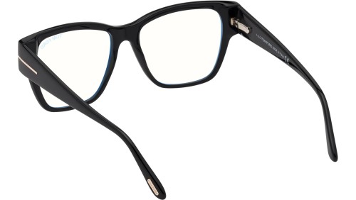 Tom Ford - Cadru optic - FT5745-B - 001 - 54 - CU LENTILE CU FILTRU PENTRU LUMINĂ ALBASTRU-VIOLET