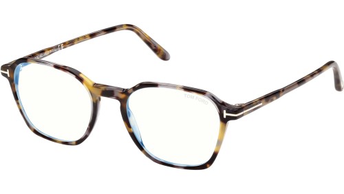 Tom Ford - Cadru optic - FT5804-B - 055 - 50 - CU LENTILE CU FILTRU PENTRU LUMINĂ ALBASTRU-VIOLET
