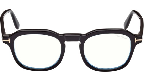 Tom Ford - Cadru optic - FT5836-B - 001 - 49 - CU LENTILE CU FILTRU PENTRU LUMINĂ ALBASTRU-VIOLET