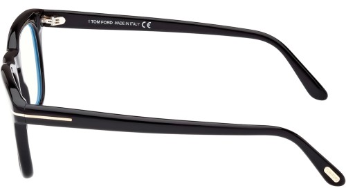 Tom Ford - Cadru optic - FT5870-B - 001 - 50 - CU LENTILE CU FILTRU PENTRU LUMINĂ ALBASTRU-VIOLET