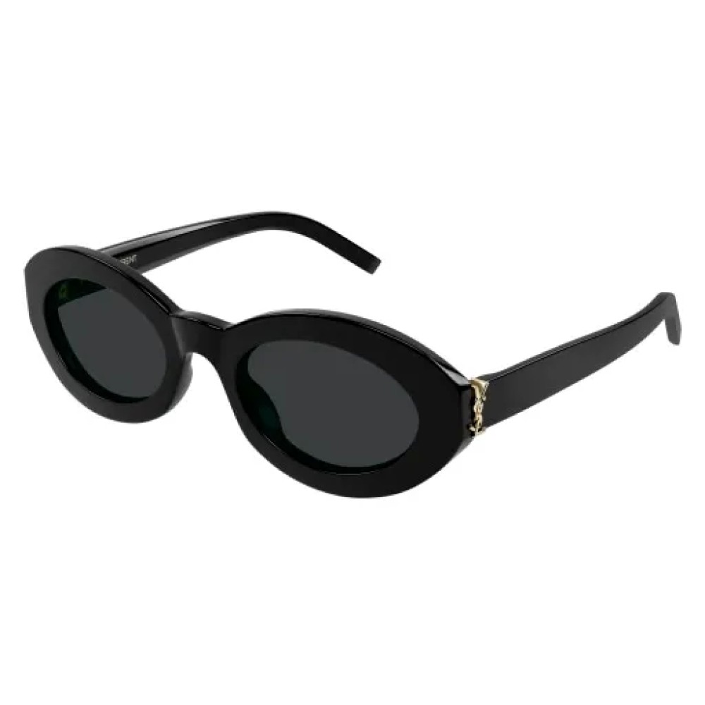 Saint Laurent SL M136 - 001 - 52 Ochelari de soare Negru Oval