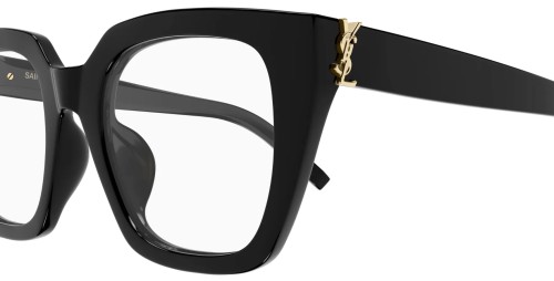 Saint Laurent SL M143 OPT - 001 - 51 Cadru optic Negru Cat Eye (Ochi de pisică)
