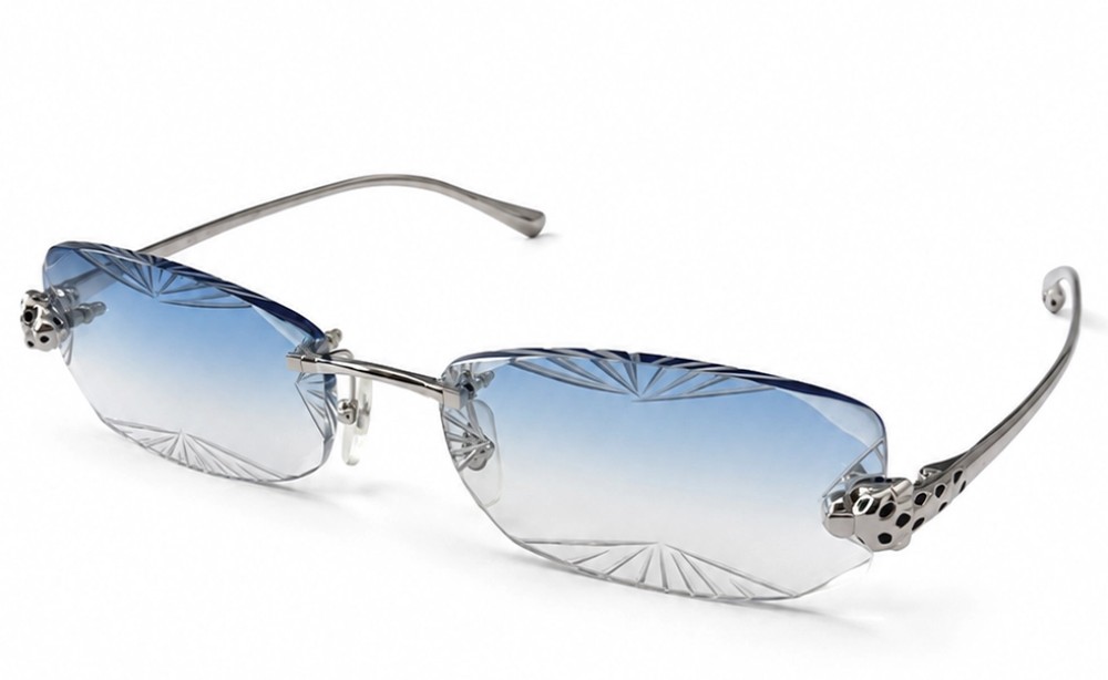 Cartier - Ochelari de soare - CT0494O with Diamond Cut Lenses Style - 002 - 55 - CU LENTILE FOTOCROMATICE
