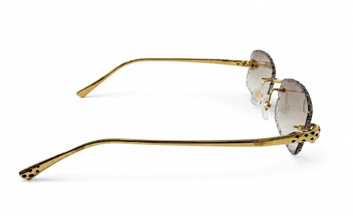 Cartier - Ochelari de soare - CT0494O with Diamond Cut Lenses Style - 001 - 55 - CU LENTILE FOTOCROMATICE
