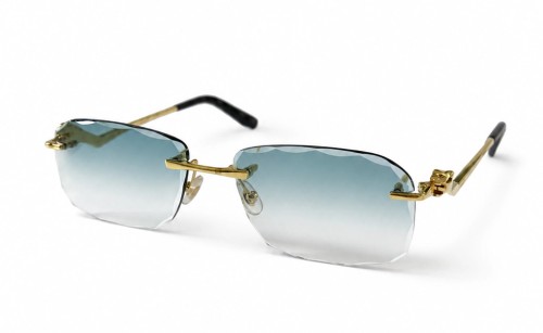 Cartier - Ochelari de soare - CT0120O With Custom Lens - 001 - 57 - CU LENTILE FOTOCROMATICE