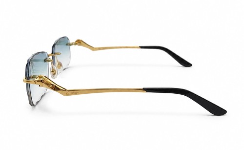 Cartier - Ochelari de soare - CT0120O With Custom Lens - 001 - 57 - CU LENTILE FOTOCROMATICE