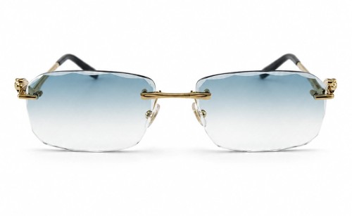 Cartier - Ochelari de soare - CT0120O With Custom Lens - 001 - 57 - CU LENTILE FOTOCROMATICE