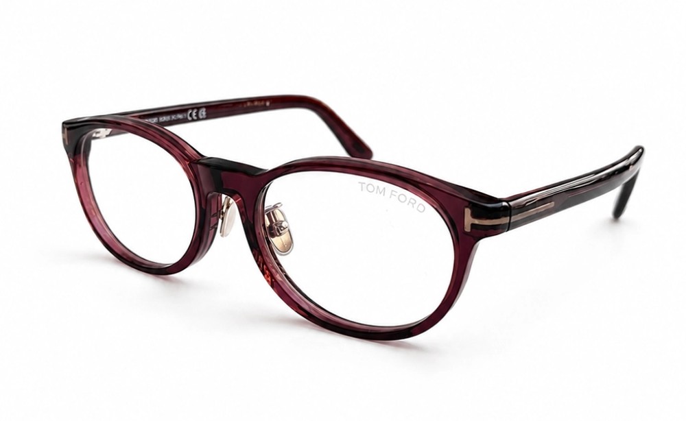 Tom Ford - Cadru optic - TF6075-D-B ECO - 069 - 50 - CU LENTILE CU FILTRU PENTRU LUMINĂ ALBASTRU-VIOLET