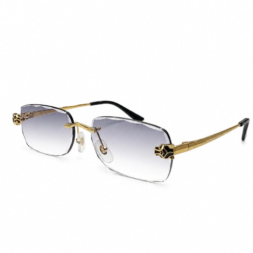 Cartier - Ochelari de soare - CT0418O with Diamond Cut Lenses Style - 001 - 58 - LIMITED EDITION