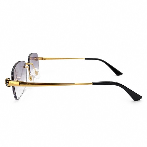 Cartier - Ochelari de soare - CT0418O with Diamond Cut Lenses Style - 001 - 58 - LIMITED EDITION