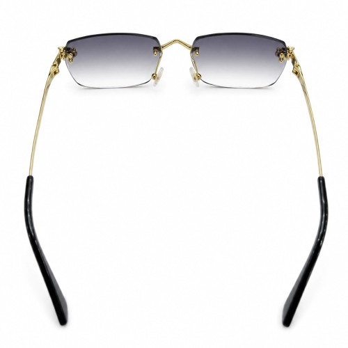 Cartier - Ochelari de soare - CT0418O with Diamond Cut Lenses Style - 001 - 58 - LIMITED EDITION