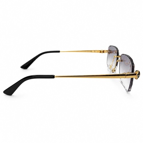 Cartier - Ochelari de soare - CT0418O with Diamond Cut Lenses Style - 001 - 58 - LIMITED EDITION