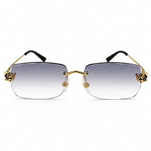 Cartier - Ochelari de soare - CT0418O with Diamond Cut Lenses Style - 001 - 58 - LIMITED EDITION