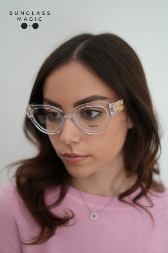 MIU MIU MU 01VV ​ - ​2AZ1O1 - ​52 Cadru optic Transparent