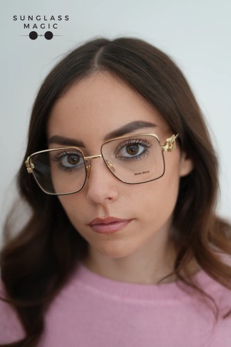 MIU MIU MU 51XV - ​KUI1O1 - ​54 Cadru optic Pătrat