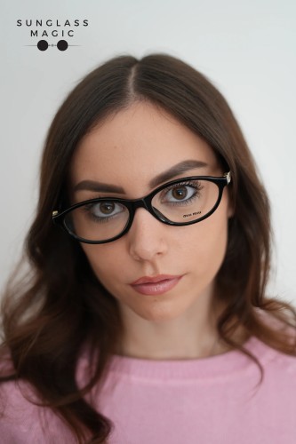 MIU MIU MU 09XV - ​16K1O1 - ​53 Cadru optic Negru Oval