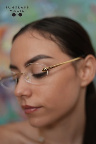Cartier CT0637O - 001 - 56 Cadru optic Aur Geometric