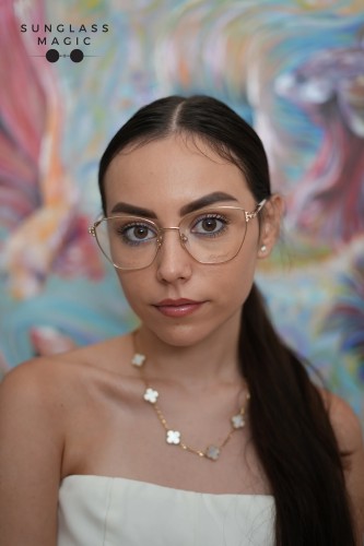 Chopard VCHG98S - 300Y - 55 Cadru optic Aur Cat Eye (Ochi de pisică)
