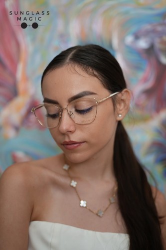 Chopard VCHG98S - 300Y - 55 Cadru optic Aur Cat Eye (Ochi de pisică)