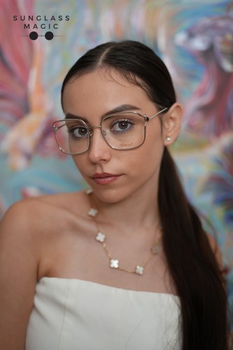 Chopard VCHG29S - 594 - 53 Cadru optic Argint Pătrat