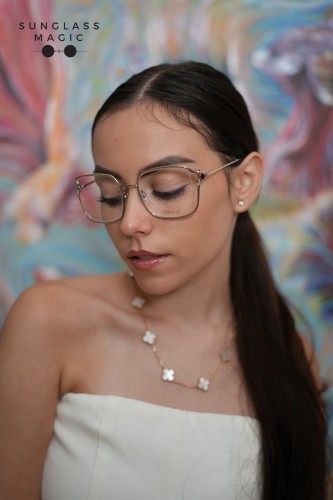 Chopard VCHG29S - 594 - 53 Cadru optic Argint Pătrat