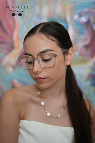 Chopard VCHG29S - 0A39 - 53 Cadru optic Aur roz pal Pătrat