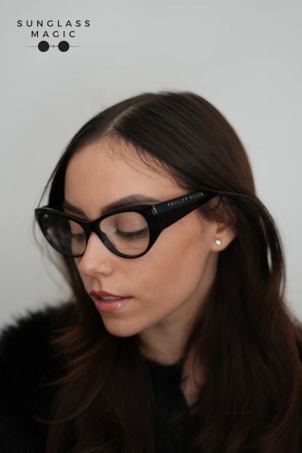 Philipp Plein VPP101 FLYING BUTTERFLY - 0700 - 54 Cadru optic Negru Fluture