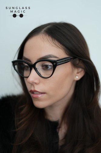 Philipp Plein VPP052 CATEYES - 0700 - 54 Cadru optic Negru Cat Eye (Ochi de pisică)