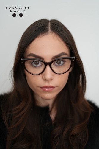 Philipp Plein VPP052 CATEYES - 0752 - 54 Cadru optic Havanna Cat Eye (Ochi de pisică)