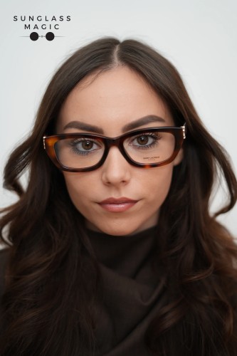 Saint Laurent SL M153 OPT - 003 - 55 Cadru optic Havanna