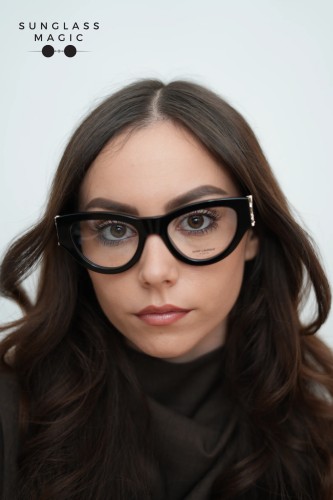 Saint Laurent SL M94 OPT - 001 - 53 Cadru optic Negru Cat Eye (Ochi de pisică)