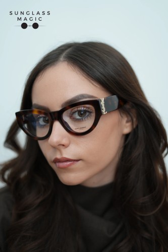 Saint Laurent SL M94 OPT - 002 - 53 Cadru optic Havanna Cat Eye (Ochi de pisică)