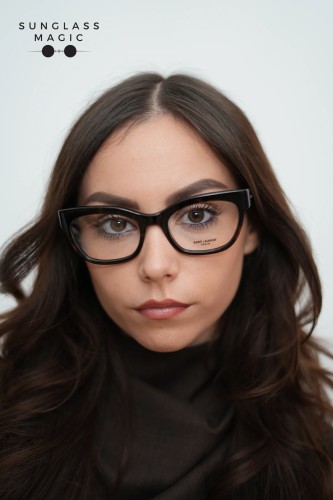 Saint Laurent SL643 - 006 - 54 Cadru optic Havanna Pătrat
