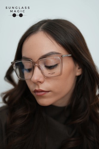 Saint Laurent SL474 OPT - 003 - 56 Cadru optic Roz Pătrat