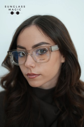 Saint Laurent SL698 - 004 - 50 Cadru optic Transparent Pătrat
