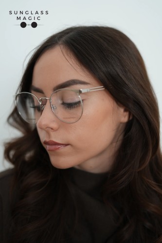 Givenchy GV0096 - 010 - 53 Cadru optic Argint, Havana Rotund